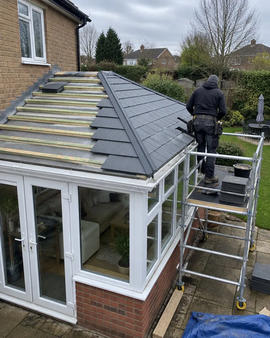 Conservatory roof replacement in Porthleven